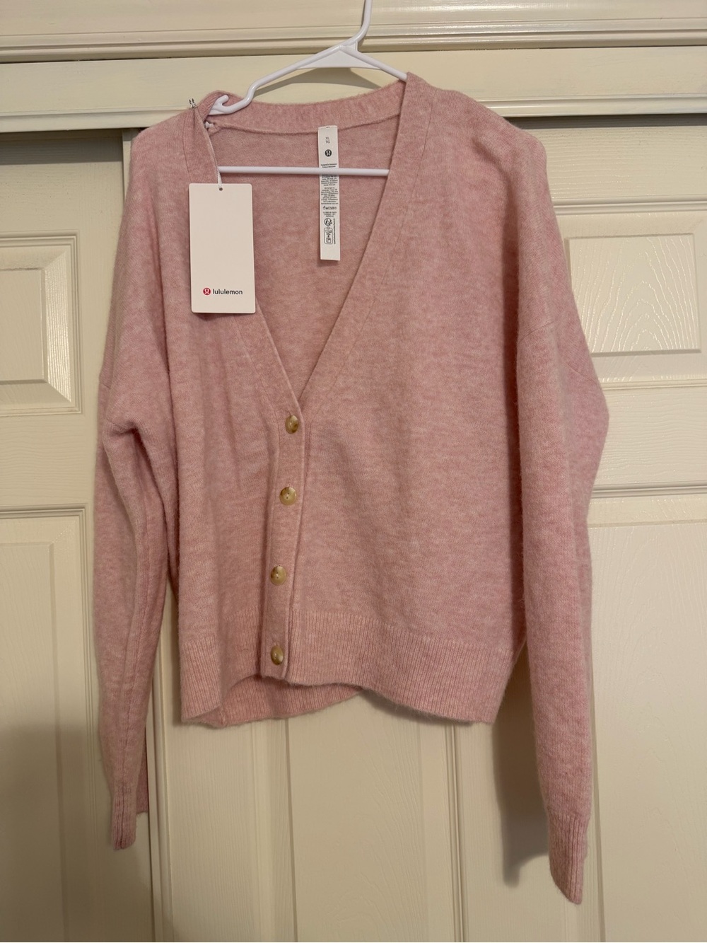 Lululemon Womens Alpaca Wool-Blend Cardigan Sweater